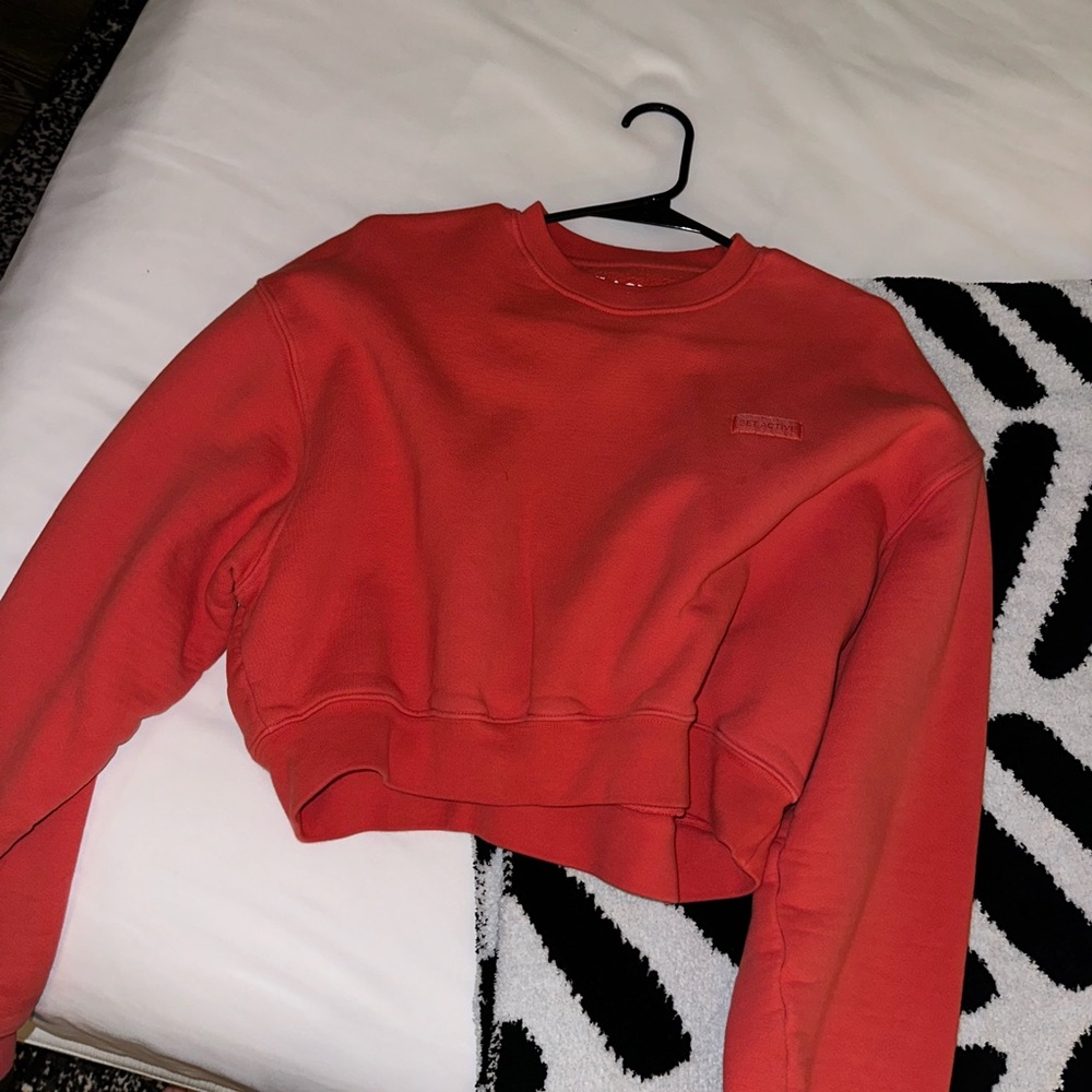 Set active cropped hoodie